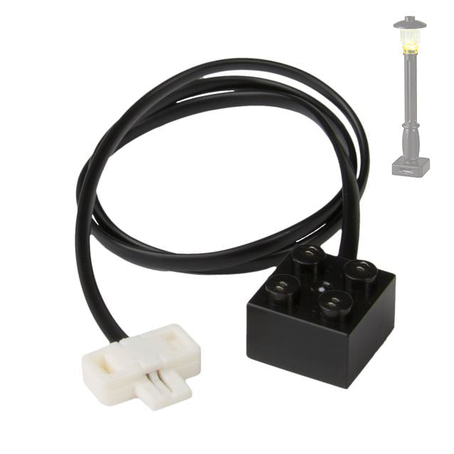 Verbindungskabel Connector Brick 2x2 nach LED Laterne - Open Brick Source