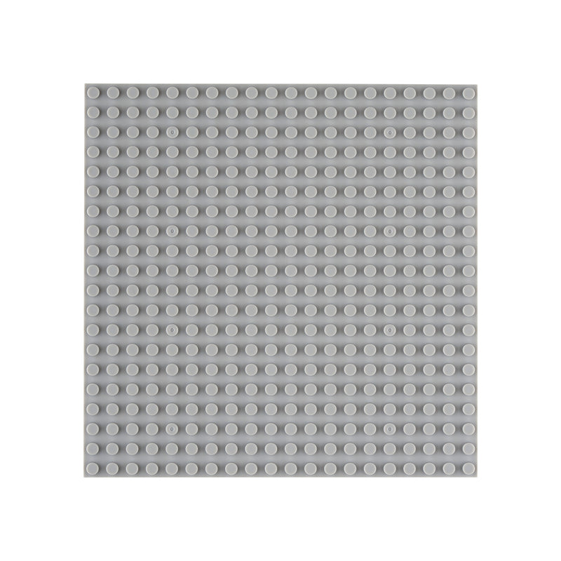 OpenBricks Bauplatte 20x20 hell grau/light grey, 4 Stück