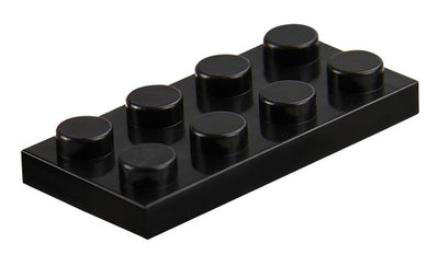 25 x STAX® Connector 2x4 flach - LEGO® - kompatibel (rot oder schwarz) - Open Brick Source