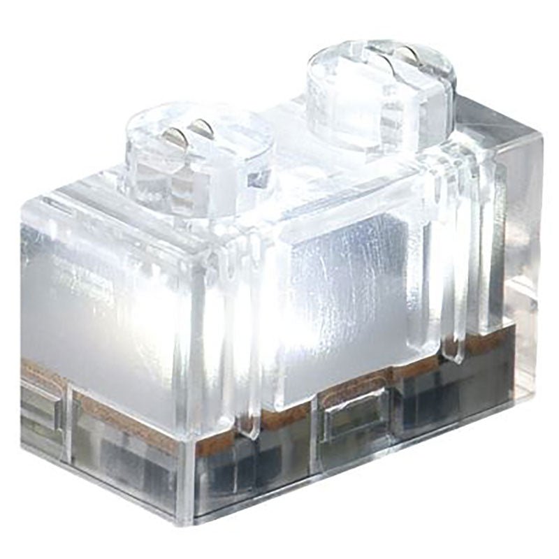 25x LED Brick 1x2 transparent [diverse Farben] - Open Brick Source