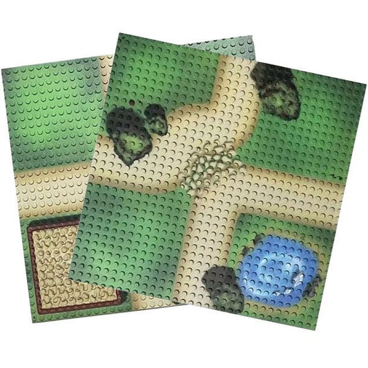2x Bauplatte 32x32 Bauernhof Park - Open Brick Source