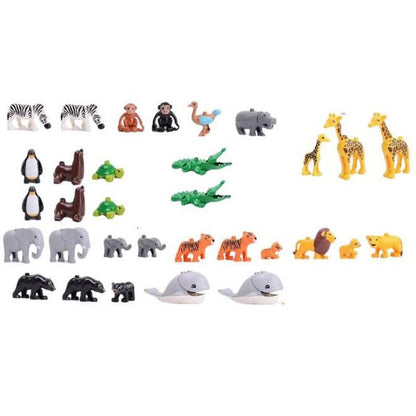 32x Junior Zoo Tierfiguren inkl. Aufbewahrungsbox - Open Brick Source