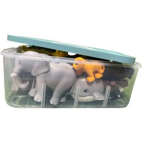 32x Junior Zoo Tierfiguren inkl. Aufbewahrungsbox - Open Brick Source