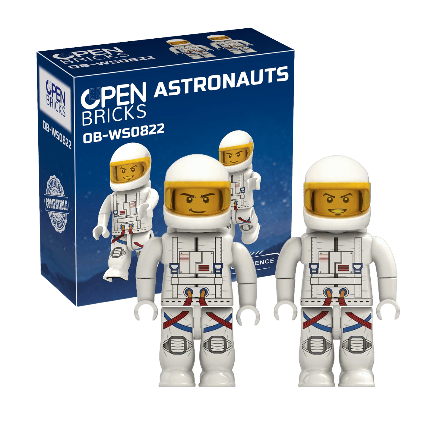 Astronauten Brick Buddies - Open Brick Source