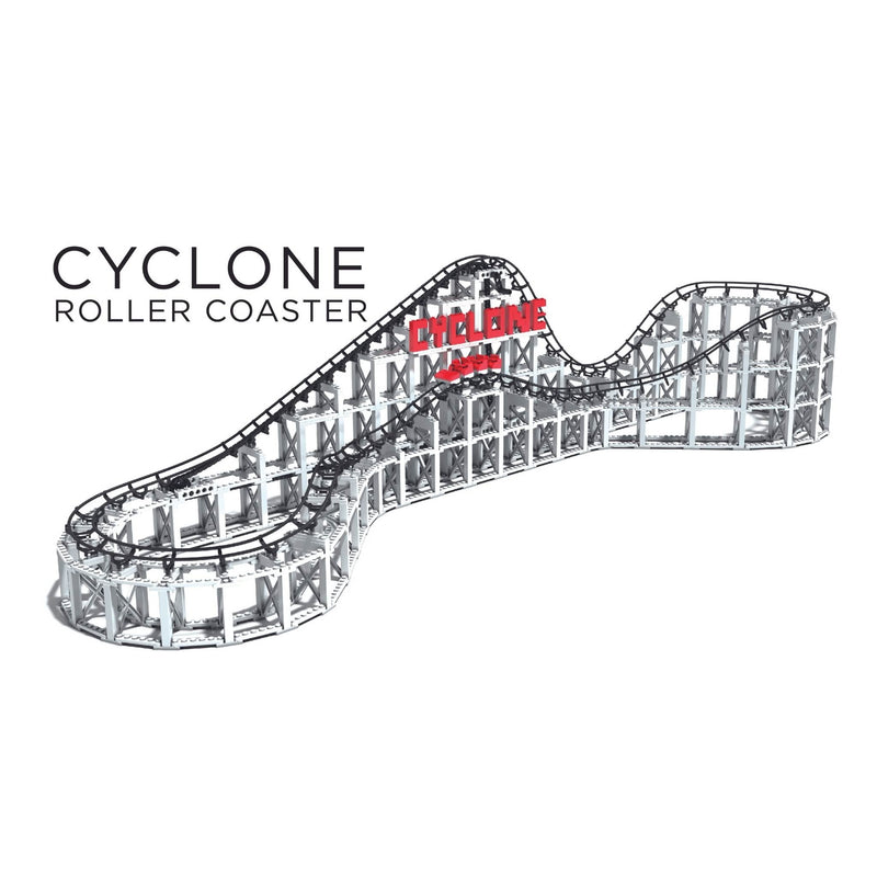 CDX Cyclone Brick Roller Coaster - Open Brick Source