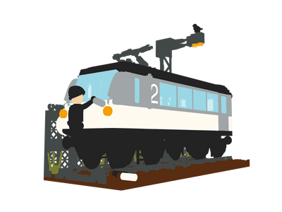 Graffiti Zug GRAFF BRICKS© - Open Brick Source