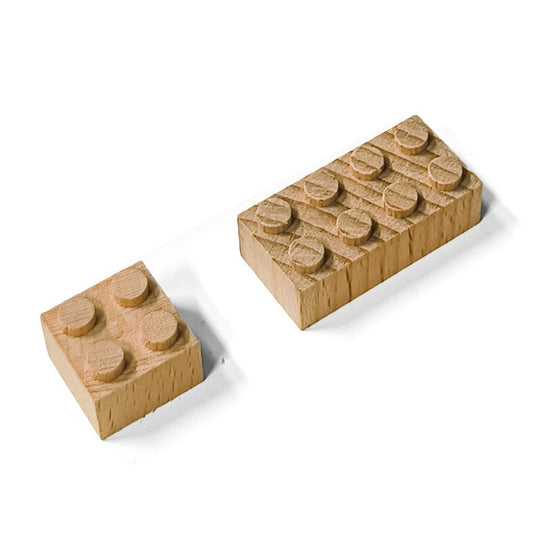 Holzbausteine [2x4 und 2x2] 30 Teile - Open Brick Source