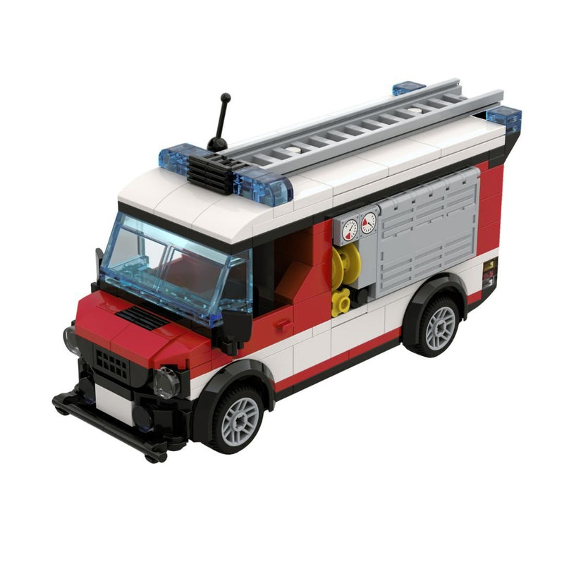 Individueller Feuerwehr - Einsatzwagen (312 pcs.) [Stückzahl: ab 250 bis 1.500 Sets] - Open Brick Source