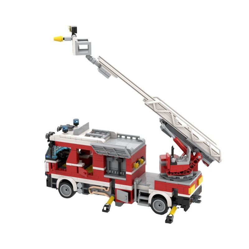 Individueller Feuerwehr - Leiterwagen (612 pcs.) [Stückzahl: ab 250 bis 1.500 Sets] - Open Brick Source