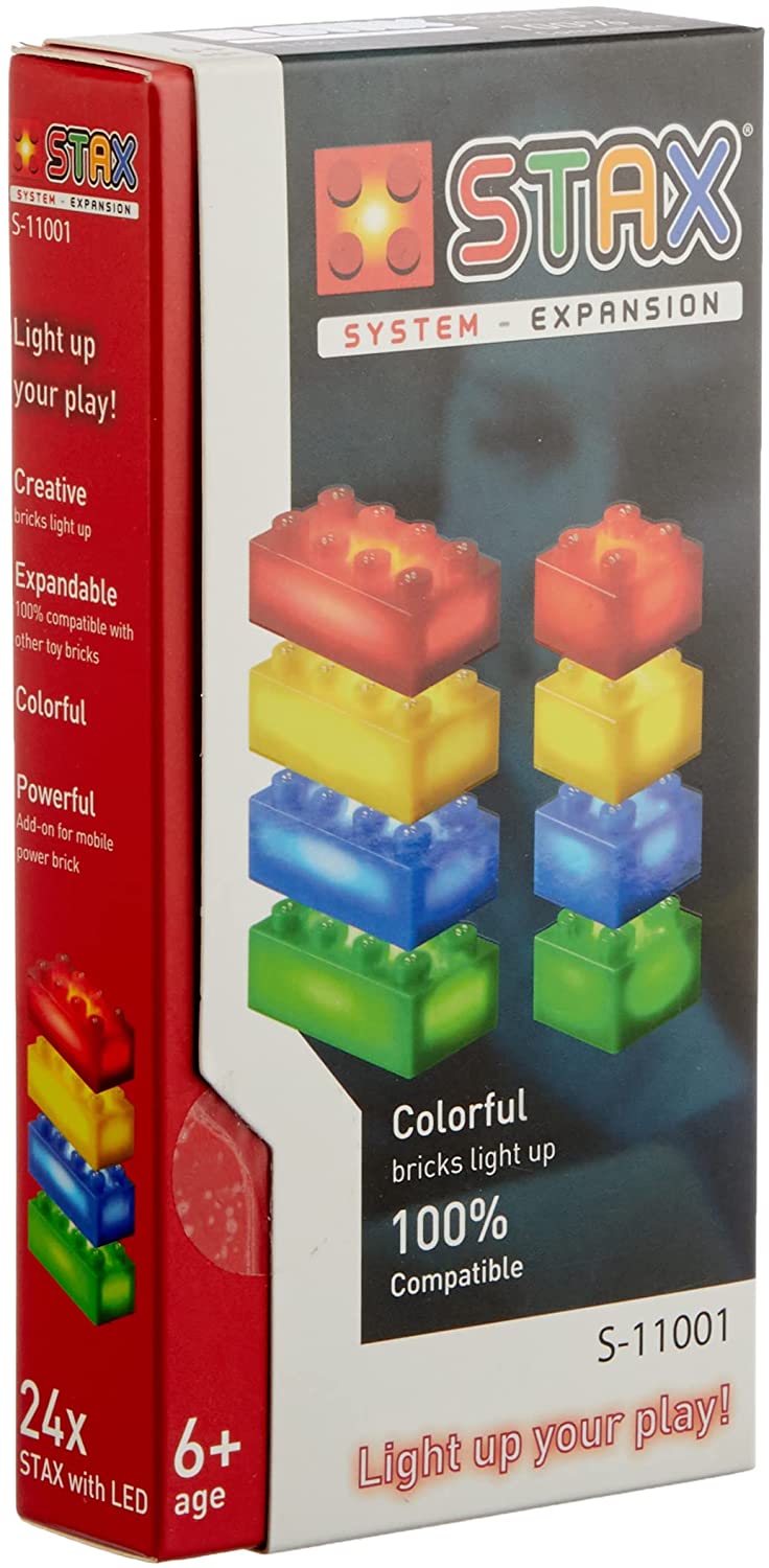 LIGHT STAX - Ergänzungsset (24 STAX in Grundfarben) - Open Brick Source