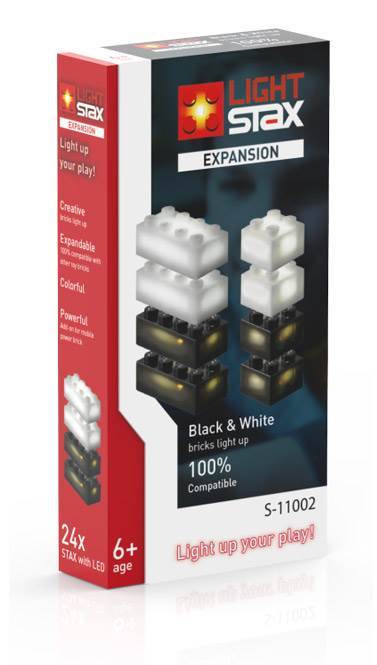 LIGHT STAX Ergänzungsset (schwarz & weiß) - Open Brick Source