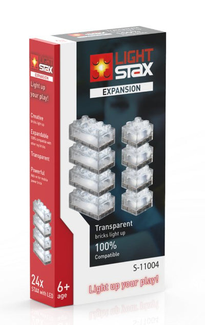LIGHT STAX Ergänzungsset (transparent) - Open Brick Source