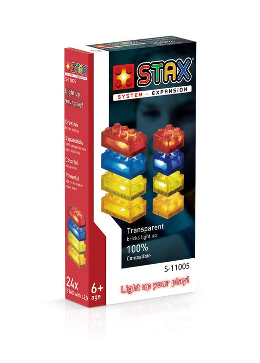 LIGHT STAX Ergänzungsset (transparent color) - Open Brick Source