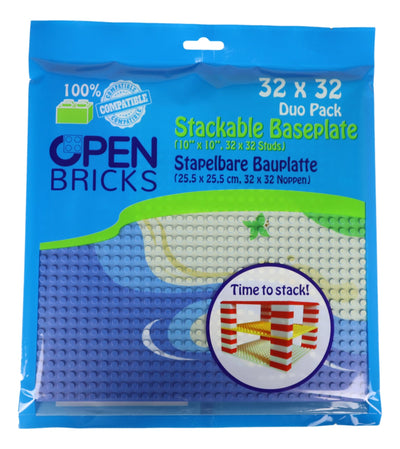 OPEN BRICKS® Bauplatte 32x32 curved beach [Duo Pack] - Open Brick Source