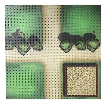 OPEN BRICKS® Bauplatte 32x32 farm lanes [Duo Pack] - Open Brick Source