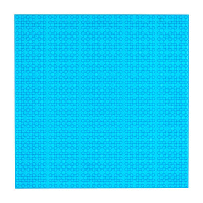 OPEN BRICKS® Bauplatte 32x32 transparent blau/transparent blue, Single / Duo Pack - Open Brick Source