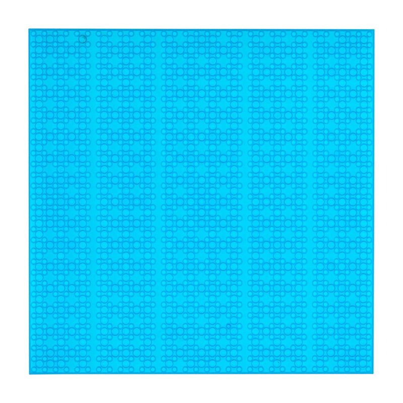 OPEN BRICKS® Bauplatte 32x32 transparent blau/transparent blue, Single / Duo Pack - Open Brick Source