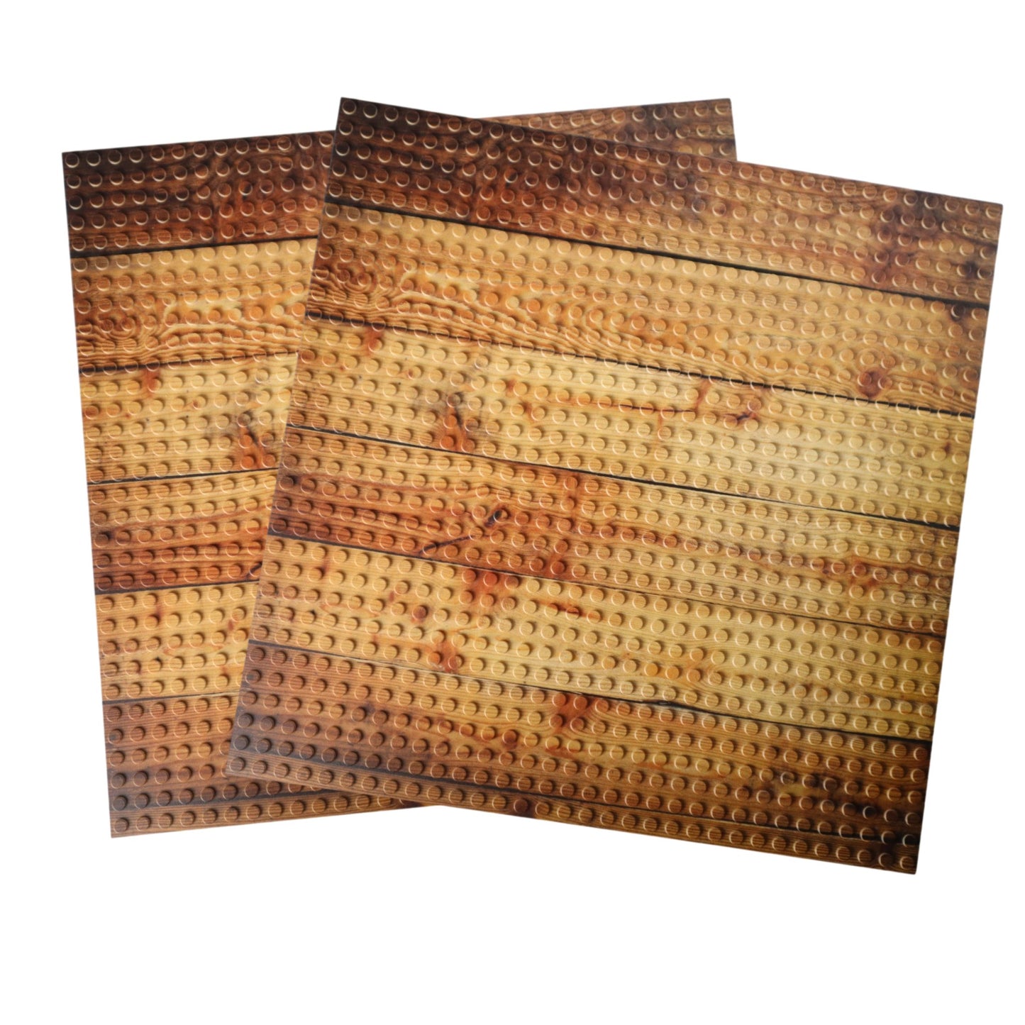 OPEN BRICKS® Bauplatte 32x32 wooden floor [Duo Pack] - Open Brick Source