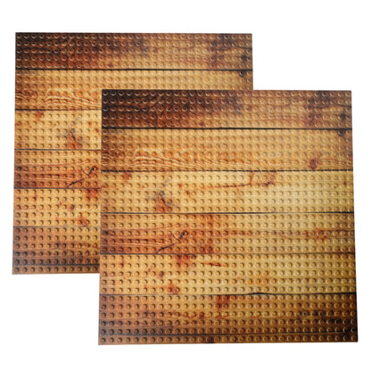 OPEN BRICKS® Bauplatte 32x32 wooden floor [Duo Pack] - Open Brick Source