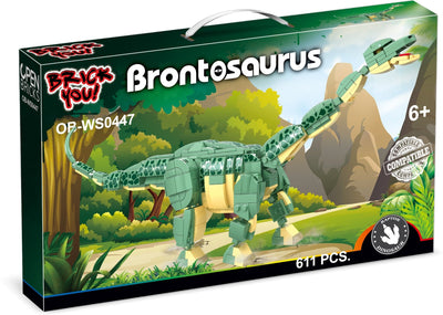 OPEN BRICKS - Brontosauraus (Klemmbaustein - Set) - Open Brick Source