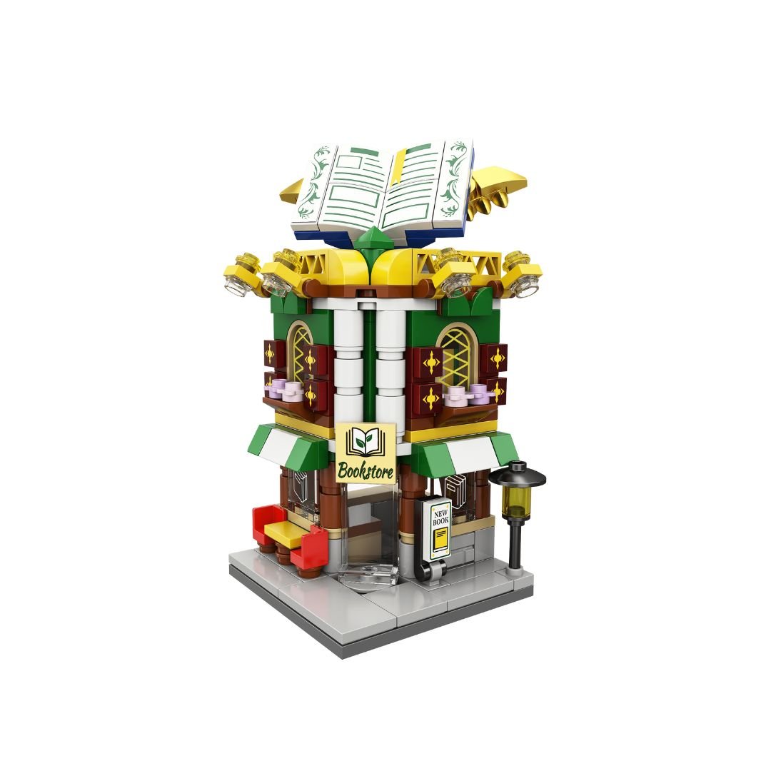 OPEN BRICKS - Buchladen (Klemmbaustein - Set) - Open Brick Source