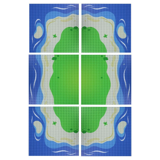 OPEN BRICKS® Island 32x32 - Bauplatten [Größe wählbar] - Open Brick Source