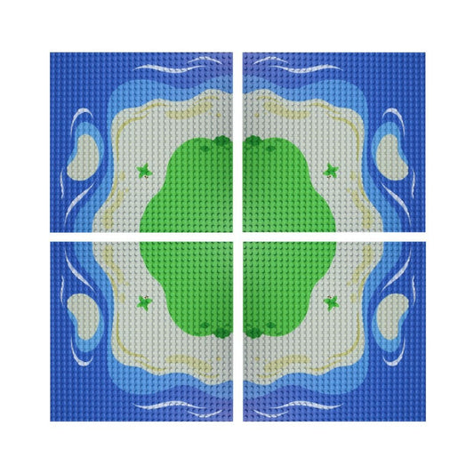 OPEN BRICKS® Island 32x32 - Bauplatten [Größe wählbar] - Open Brick Source