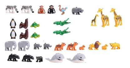 OPEN BRICKS JUNIOR ZOO ANIMALS (32pcs) - Open Brick Source