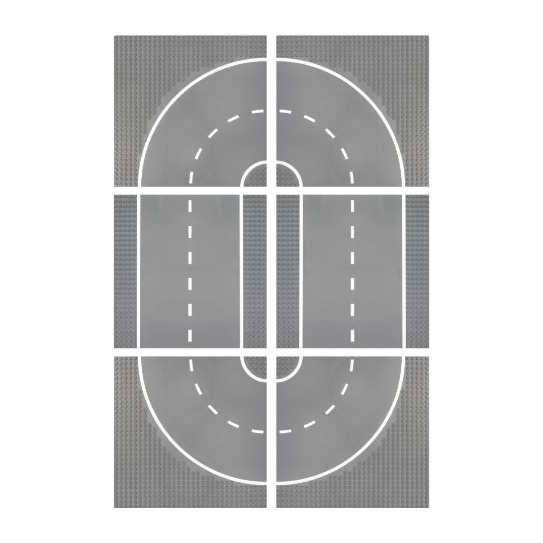 OPEN BRICKS® Racetrack 32x32 - Bauplatten [Größe wählbar] - Open Brick Source