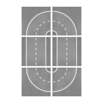 OPEN BRICKS® Racetrack 32x32 - Bauplatten [Größe wählbar] - Open Brick Source