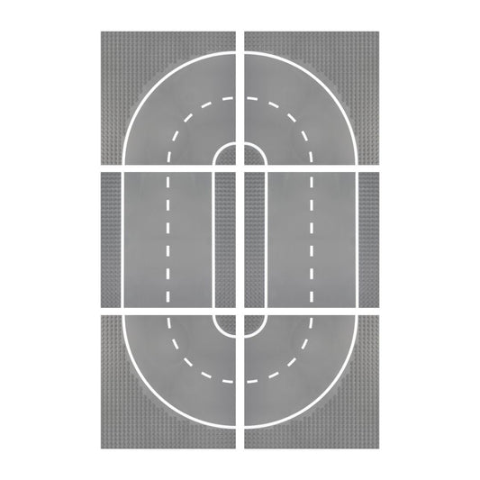 OPEN BRICKS® Racetrack 32x32 - Bauplatten [Größe wählbar] - Open Brick Source