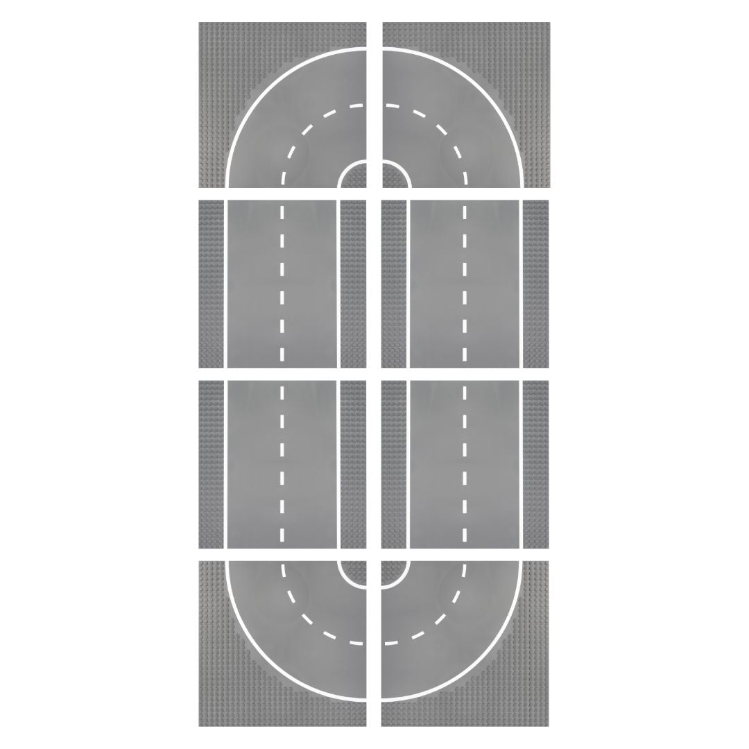 OPEN BRICKS® Racetrack 32x32 - Bauplatten [Größe wählbar] - Open Brick Source