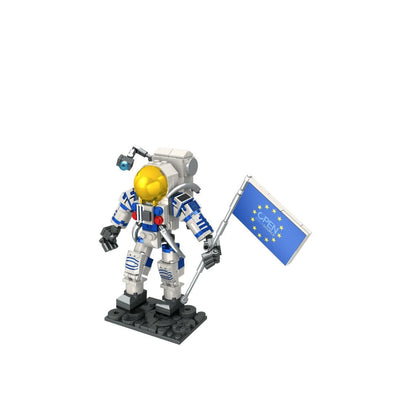 OPEN BRICKS - Rocket Man (Astronaut aus Klemmbausteinen) - Open Brick Source