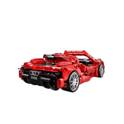 OPEN BRICKS - Sports Car Red (Klemmbaustein - Sportwagen Technic - Set) - Open Brick Source
