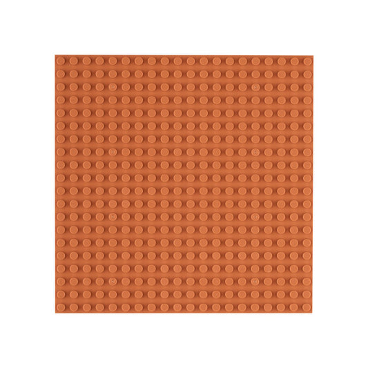 OpenBricks Bauplatte 20x20 hell braun/light brown, 4 Stück - Open Brick Source