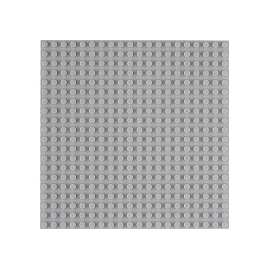 OpenBricks Bauplatte 20x20 hell grau/light grey, 4 Stück - Open Brick Source