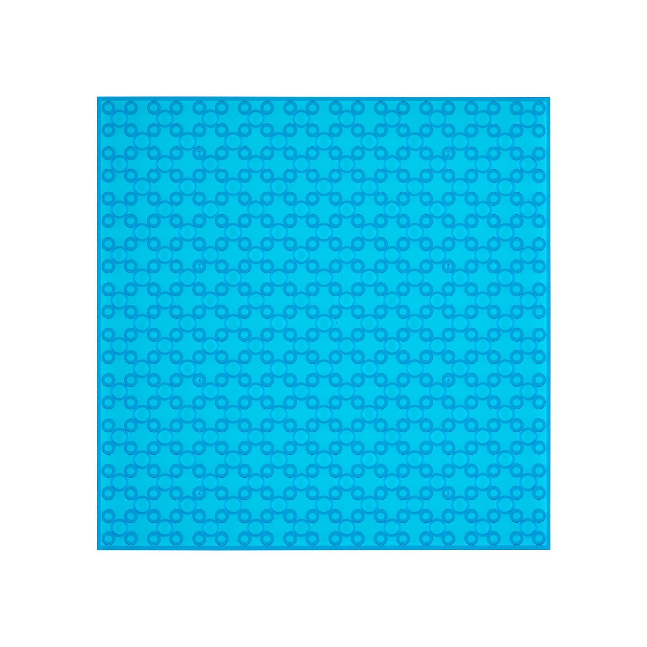 OpenBricks Bauplatte 20x20 transparent blau/ blue, 4 Stück - Open Brick Source