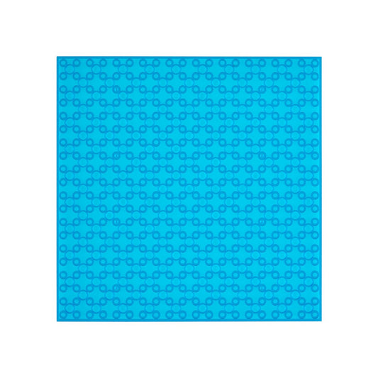 OpenBricks Bauplatte 20x20 transparent blau/ blue, 4 Stück - Open Brick Source
