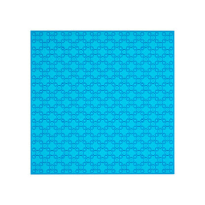 OpenBricks Bauplatte 20x20 transparent blau/ blue, 4 Stück - Open Brick Source