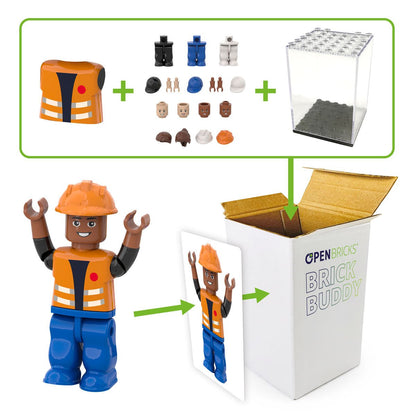 Personalisierte Brick Buddy Figur - Open Brick Source
