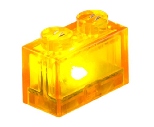 STAX® 2x1 transparent 25 Stk. [Farbe wählbar] - Open Brick Source