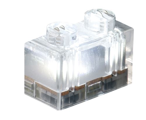 STAX® 2x1 transparent 25 Stk. [Farbe wählbar] - Open Brick Source