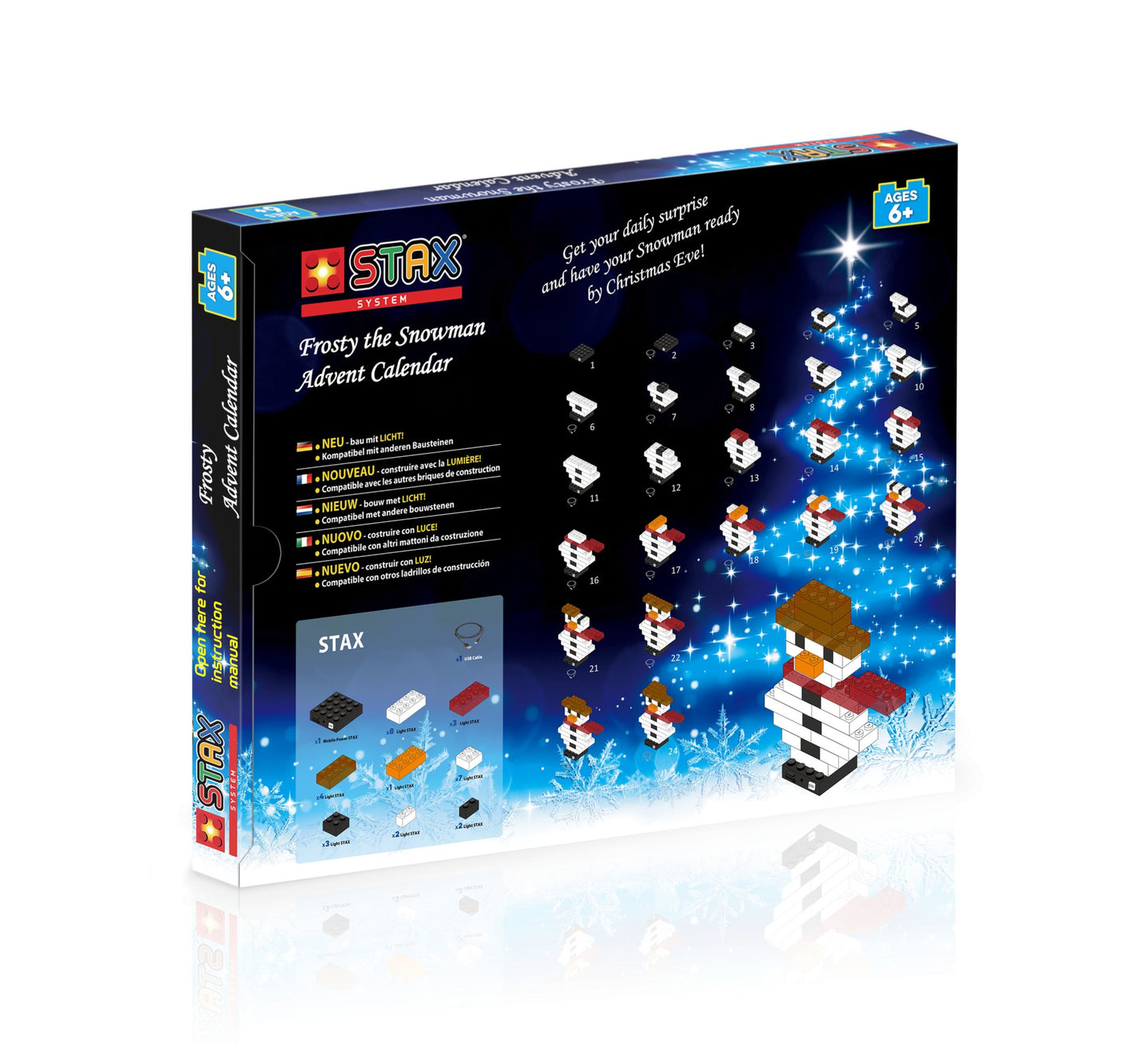 STAX® Frosty Adventskalenderset (Christmas Calendar) - Open Brick Source