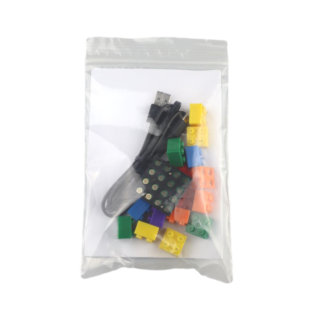 STAX ® Herz - Regenbogen [matt oder transparent] LEGO® kompatibel (mit Akku) - Open Brick Source