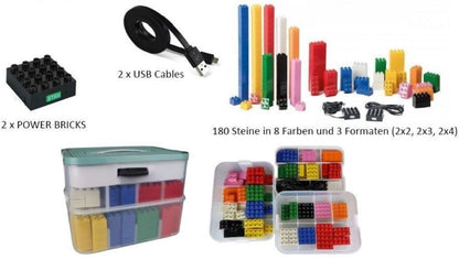 STAX JUNIOR - Kiga Set 180 STAX (in praktischer Aufbewahrungsbox) - Open Brick Source