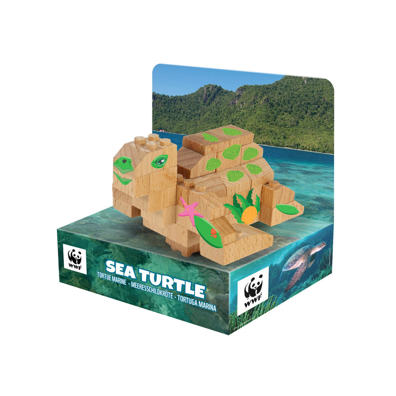 FabBrix - WWF Schildkröte (kompatibles Holzspielzeug-Set)