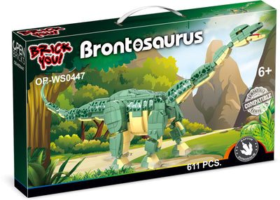 OPEN BRICKS - Brontosauraus (Klemmbaustein-Set)