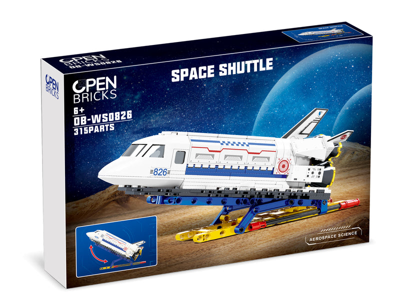 OPEN BRICKS - Space Shuttle (Klemmbaustein-Set)