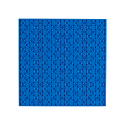 OpenBricks Bauplatte 20x20 blau/blue, 4 Stück