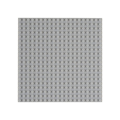 OpenBricks Bauplatte 20x20 hell grau/light grey, 4 Stück